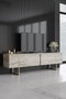 Hanah Home Luxe - Travertino y Oro